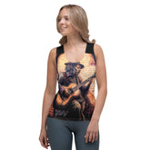 Guitar Tells His Story Sublimation Cut & Sew Tank Top - Beyond T-shirts
